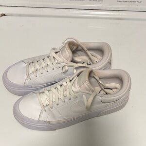 Nike White Low-Top Athletic Sneakers